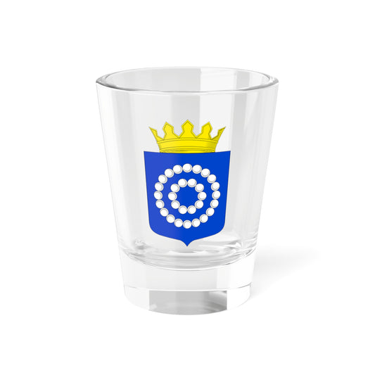 Coat of Arms of Kemsky District (Russia) (Coat of Arms) Shot Glass 1.5oz