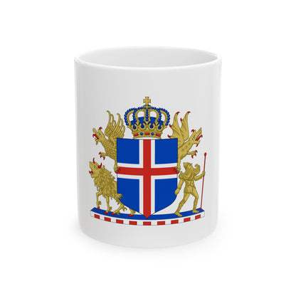 Kingdom of Iceland Coat of Arms - White Coffee Mug
