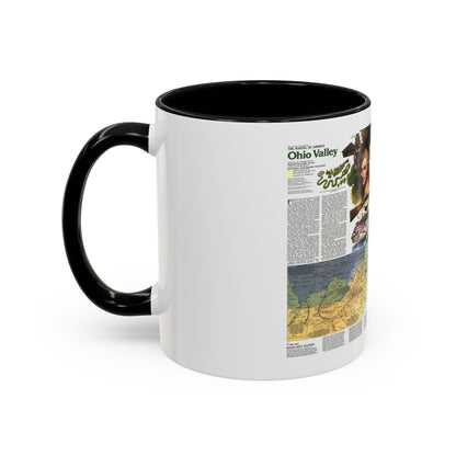 USA - Ohio Valley 2 (1985) (Map) Accent Coffee Mug
