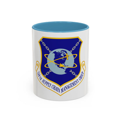 748 Supply Chain Management Group AFMC (U.S. Air Force) Accent Coffee Mug
