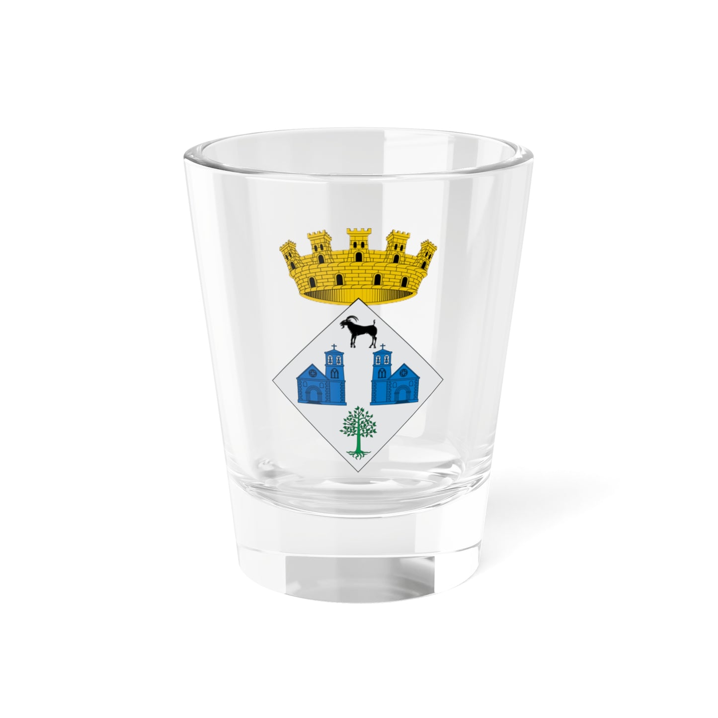 Escut dAnglès (Spain) (Coat of Arms) Shot Glass 1.5oz