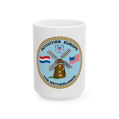 USCG Activities Europe the Netherlands (U.S. Coast Guard) White Coffee Mug