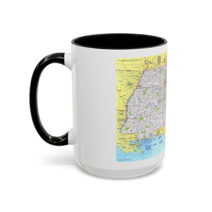 USA - Southeast 1 (1975) (Map) Accent Coffee Mug
