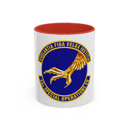 33d Special Operations Squadron (U.S. Air Force) Accent Coffee Mug