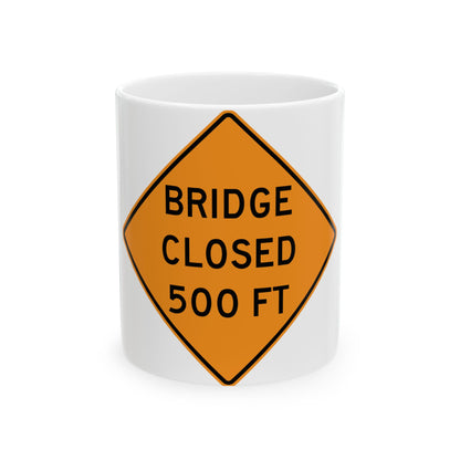 NYS NYW8-4 (New York) (Road Sign) White Coffee Mug