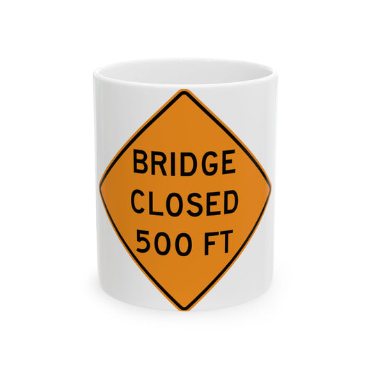 NYS NYW8-4 (New York) (Road Sign) White Coffee Mug