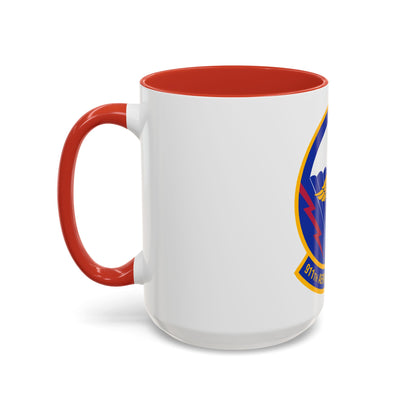 911 Aeromedical Staging Squadron AFRC (U.S. Air Force) Accent Coffee Mug