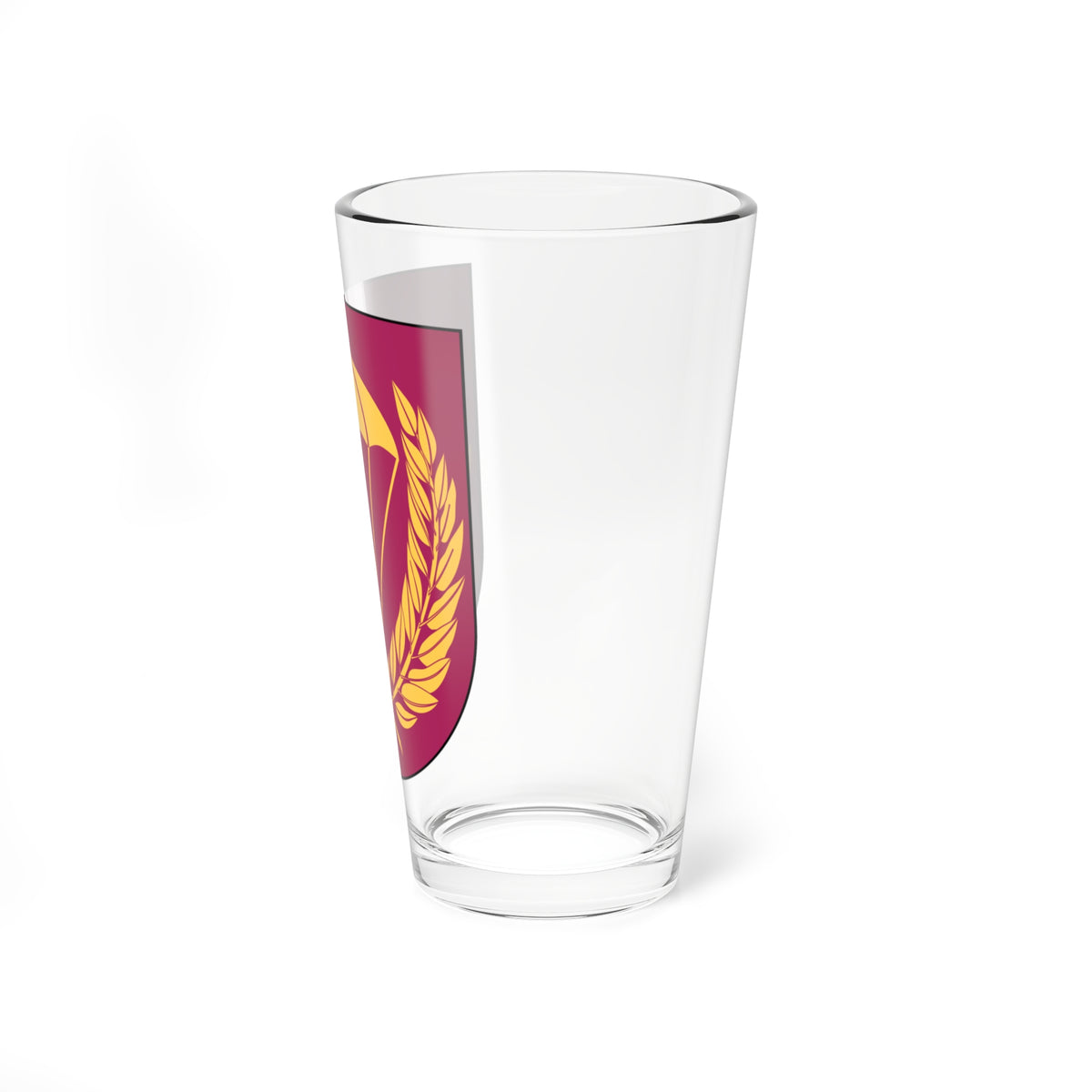 Livregementets husarer 323. fallskärmsjägarskvadronen vapen (Sweden) (Coat of Arms) Pint Glass 16oz
