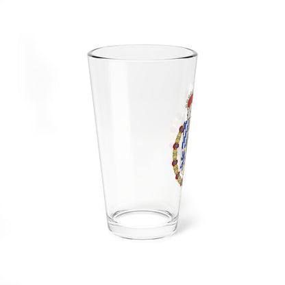 Coat of Arms of Wolfgang Wilhelm Count Palatine of Neuburg Order of the Golden Fleece (Germany) (Coat of Arms) Pint Glass 16oz