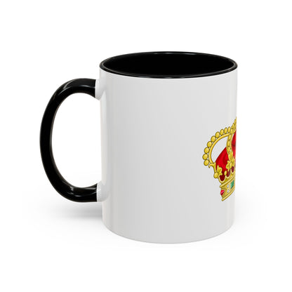 Heraldic Royal Crown of Portugal - Eight Arches - Accent Coffee Mug