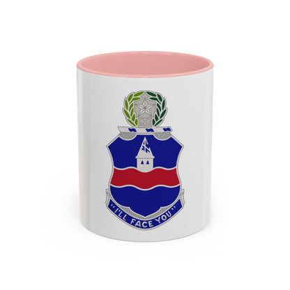 142nd Infantry Regiment (U.S. Army) Accent Coffee Mug