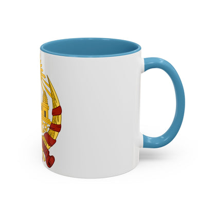 Coat of arms of the Khmer Republic - Accent Coffee Mug