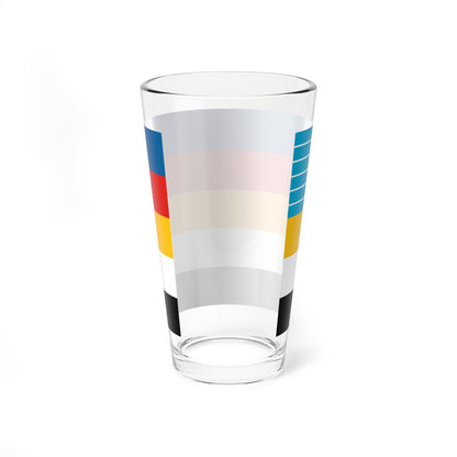 Flag of the Commander of Minelayers of Beiyang Fleet 1890-1909 (China) Pint Glass 16oz