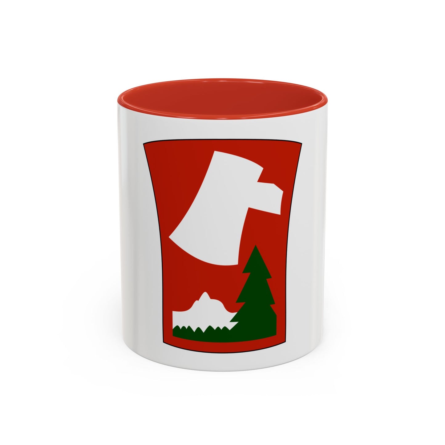 70th Infantry Division patch (U.S. Army) Accent Coffee Mug