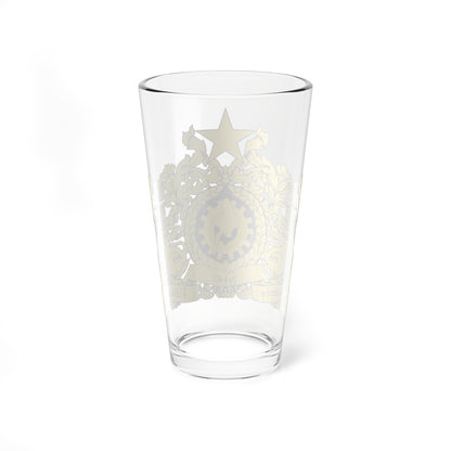 State seal of Myanmar 1988-2011 (Myanmar) (Coat of Arms) Pint Glass 16oz