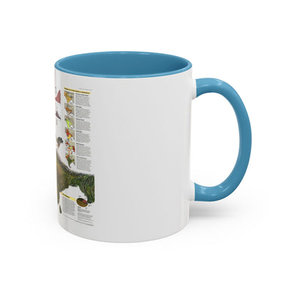India (1997) (Map) Accent Coffee Mug