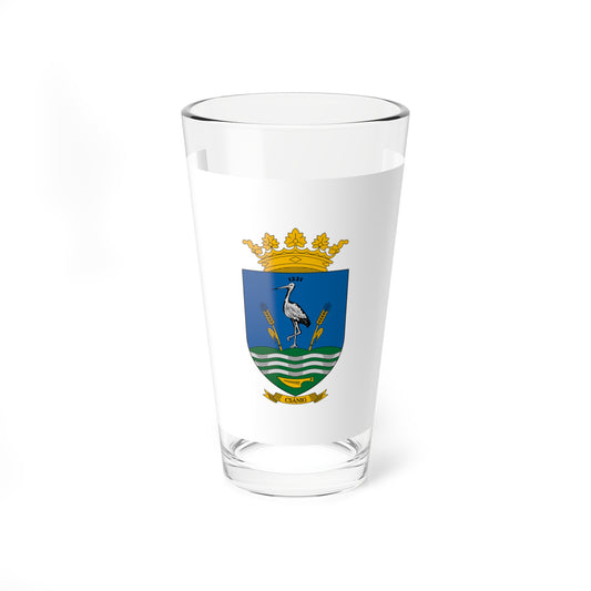 Flag of Csanig (Hungary) Pint Glass 16oz