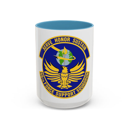66th Force Support Squadron (U.S. Air Force) Accent Coffee Mug