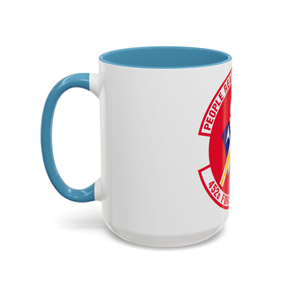 452 Force Support Squadron AFRC (U.S. Air Force) Accent Coffee Mug