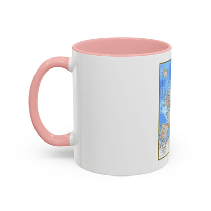 Europe (1977) (Map) Accent Coffee Mug