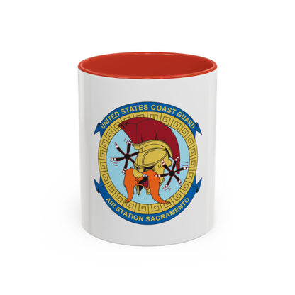 USCG AS Sacramento CA (U.S. Coast Guard) Accent Coffee Mug