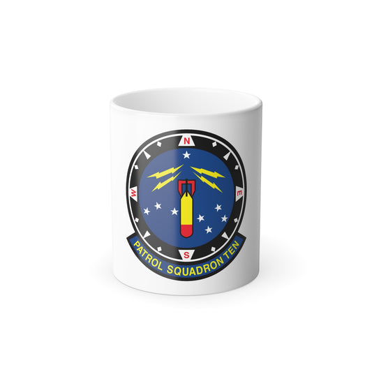 VP 10 Patrol Squadron Ten (U.S. Navy) Color Changing Mug 11oz