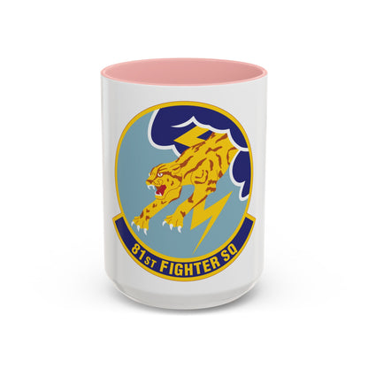 81st Fighter Squadron (U.S. Air Force) Accent Coffee Mug