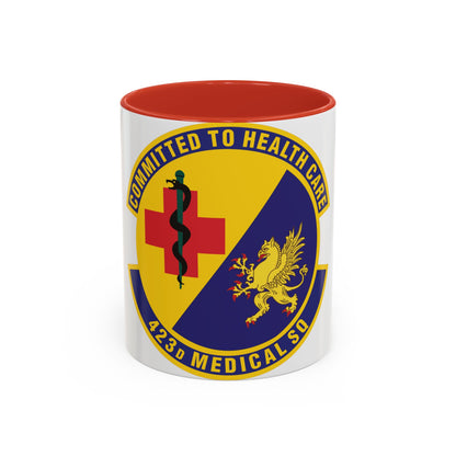 423d Medical Squadron (U.S. Air Force) Accent Coffee Mug