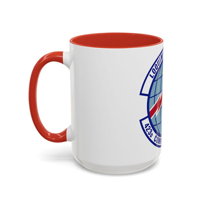 423d Communications Squadron (U.S. Air Force) Accent Coffee Mug