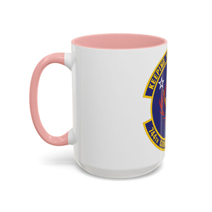 744th Communications Squadron (U.S. Air Force) Accent Coffee Mug