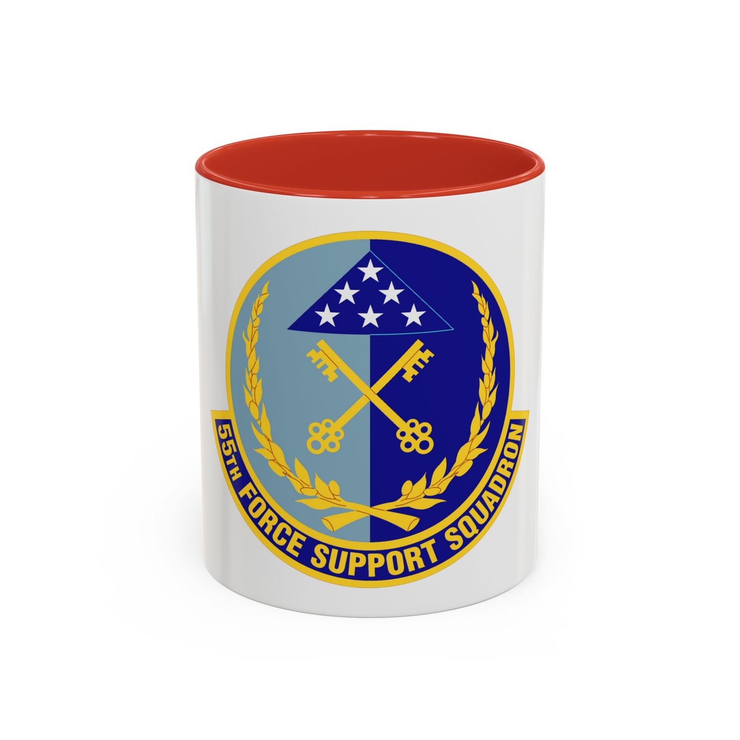 55th Force Support Squadron (U.S. Air Force) Accent Coffee Mug