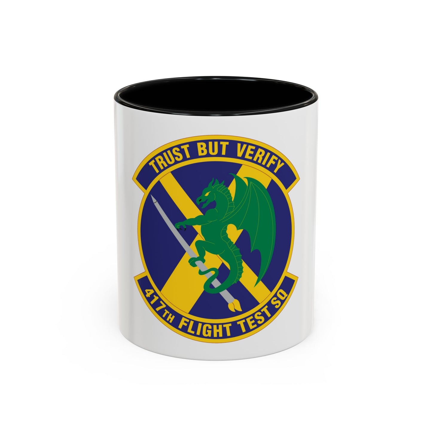 417th Flight Test Squadron (U.S. Air Force) Accent Coffee Mug
