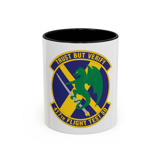 417th Flight Test Squadron (U.S. Air Force) Accent Coffee Mug