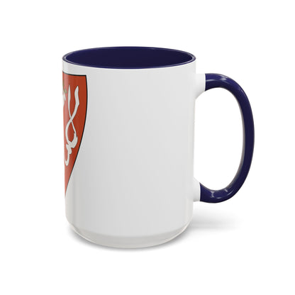 Lesser coat of arms of the Kingdom of Bohemia (Wenceslaus II of Bohemia) - Accent Coffee Mug