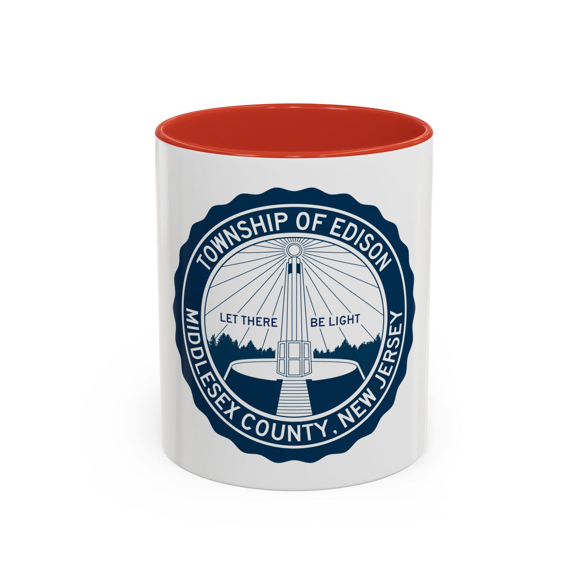 Seal of Edison NJ - Accent Coffee Mug