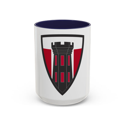 176 Engineer Brigade (U.S. Army) Accent Coffee Mug