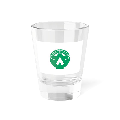 Flag of Minamidaito Okinawa (Japan) Shot Glass 1.5oz
