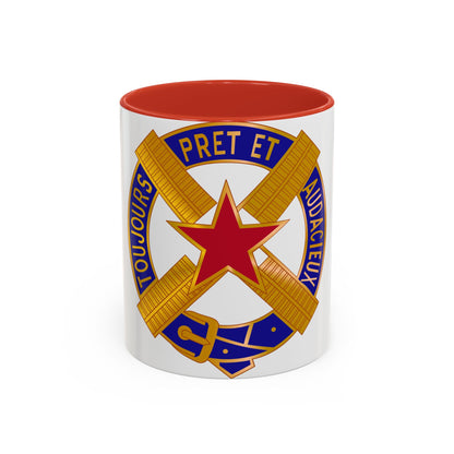 303 Cavalry Regiment USAR (U.S. Army) Accent Coffee Mug