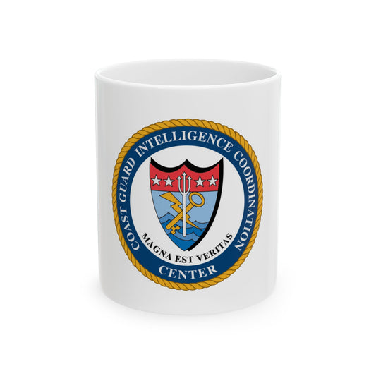USCG Intelligence Coordination Ctr (U.S. Coast Guard) White Coffee Mug