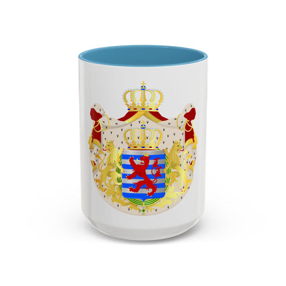 Greater coat of arms of the grand-duchy of Luxembourg - Accent Coffee Mug