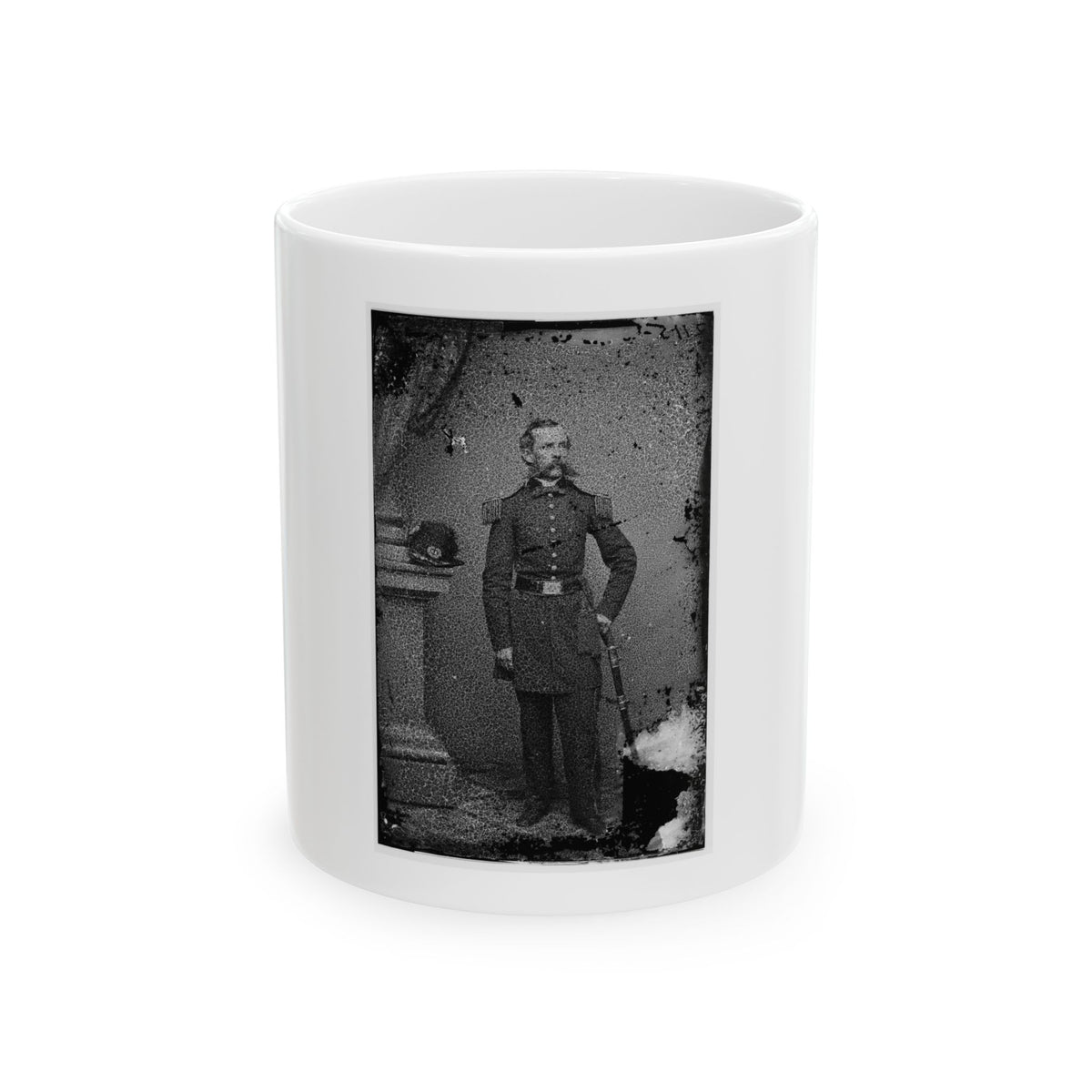 A Baird (U.S. Civil War) White Coffee Mug