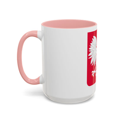 Coat of arms of Poland (1980-1990) - Accent Coffee Mug