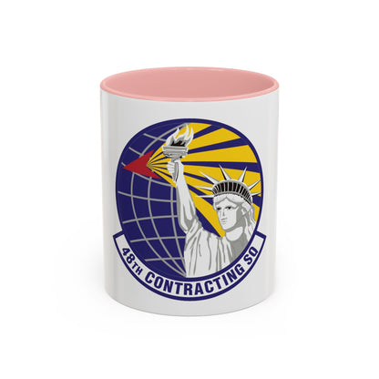 48th Contracting Squadron (U.S. Air Force) Accent Coffee Mug