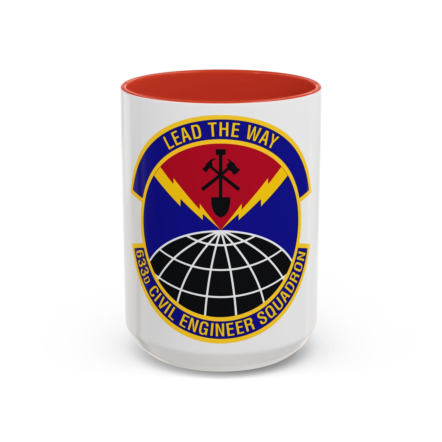 633d Civil Engineer Squadron (U.S. Air Force) Accent Coffee Mug