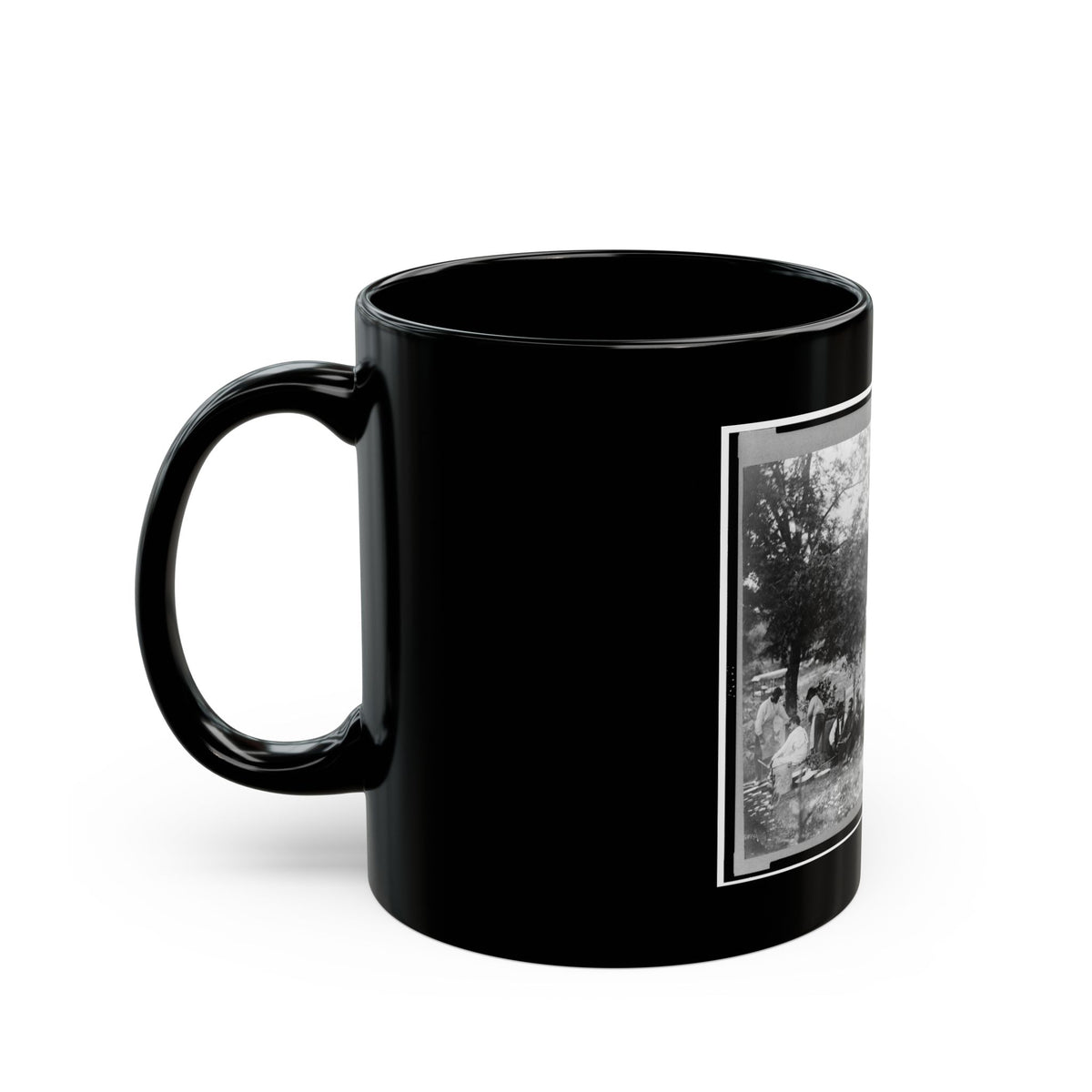 Gettysburg Camp Of Captain Huft (U.S. Civil War) Black Coffee Mug