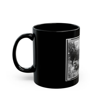 Gettysburg Camp Of Captain Huft (U.S. Civil War) Black Coffee Mug