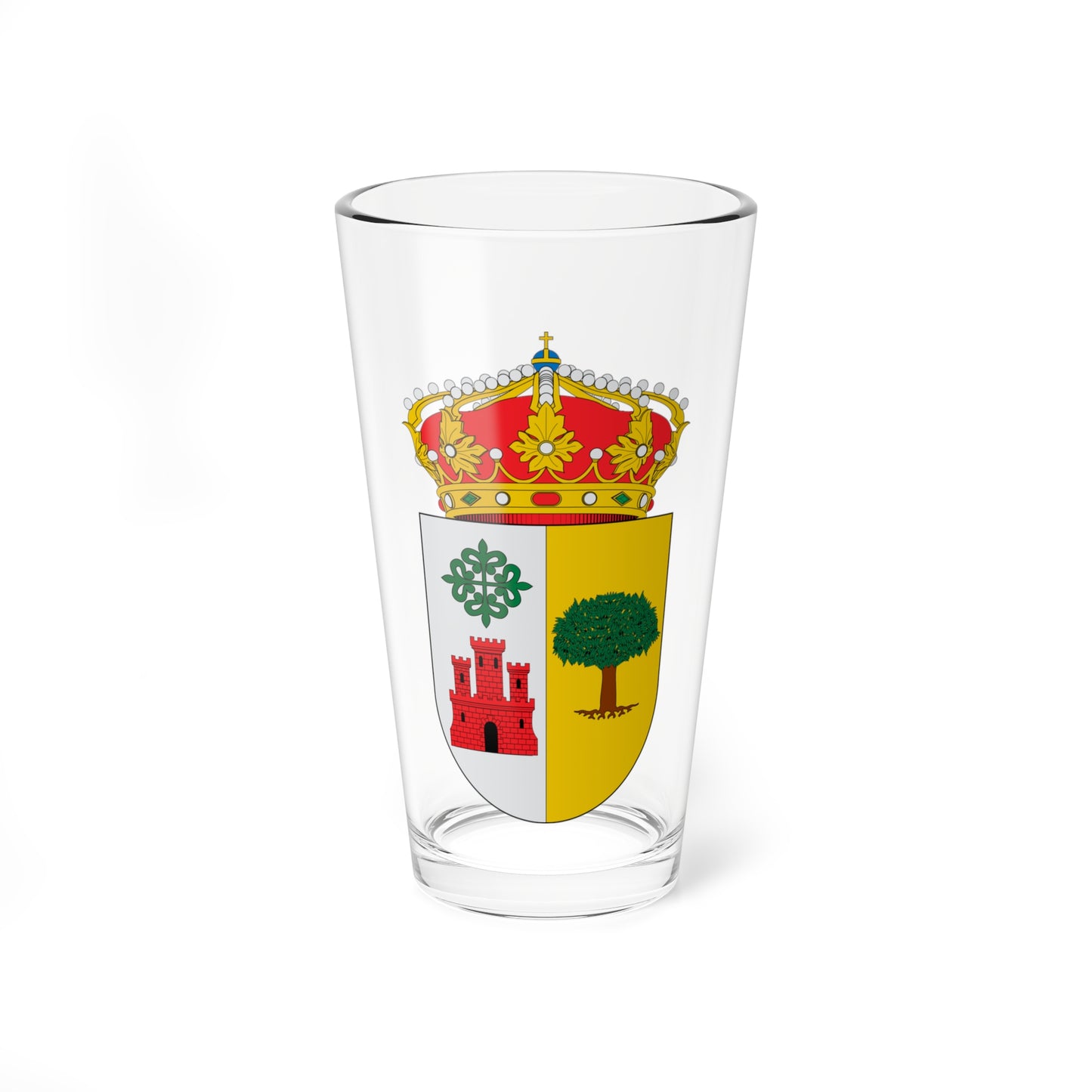Escudo de Acehúche (Spain) (Coat of Arms) Pint Glass 16oz