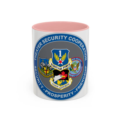 AF North TSC Theater Security Cooperation (U.S. Air Force) Accent Coffee Mug