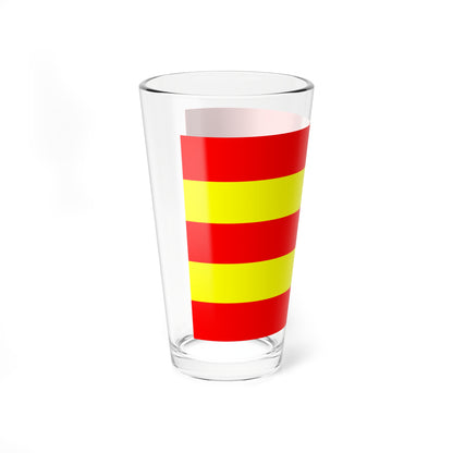 Flag of Avesnes-sur-Helpe (France) Pint Glass 16oz
