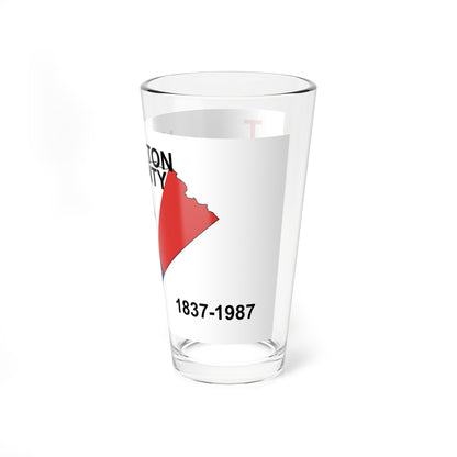Flag of Houston County Texas (United States) Pint Glass 16oz